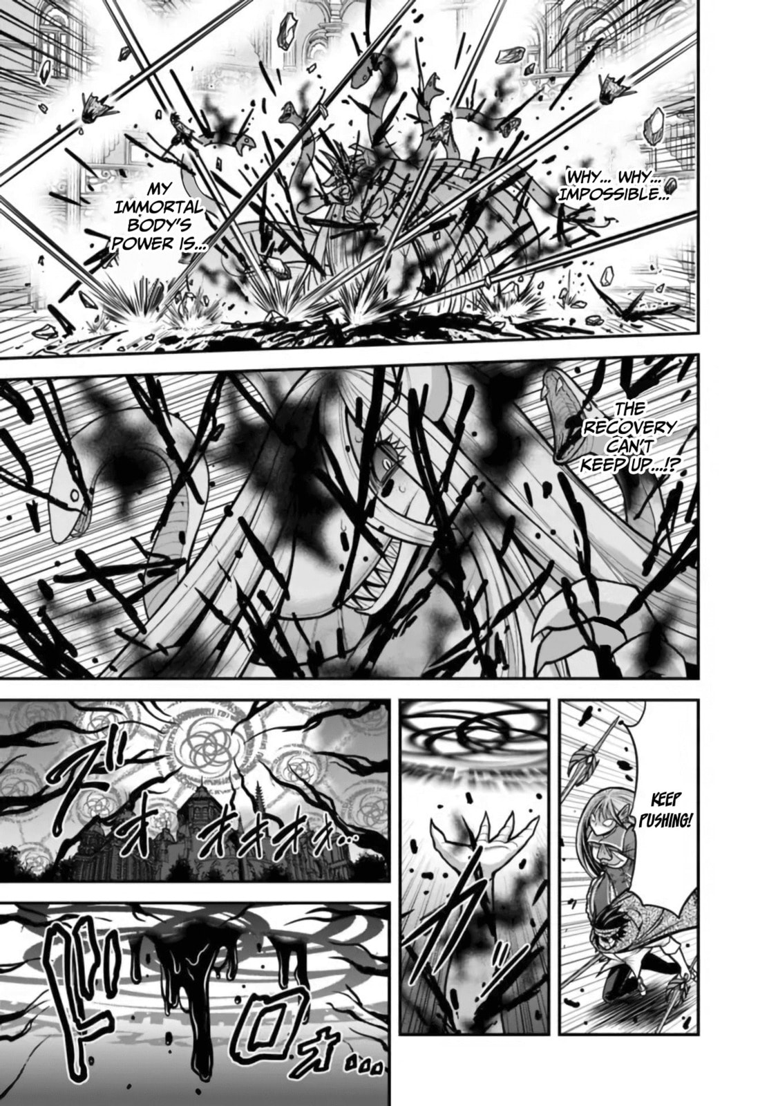 Mysterious power! A double slash and a purifying spell! page 15