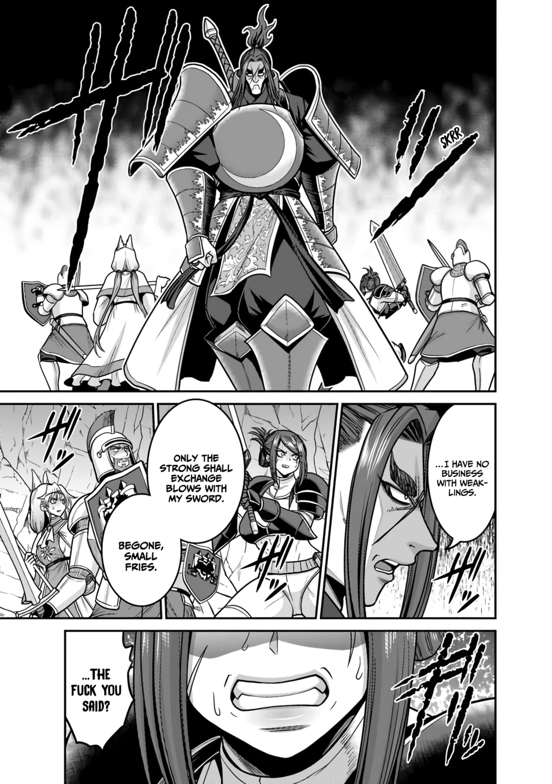 The Mighty Wielder of the Magic Sword, The Sword Warlord Miltos Attacks! page 21