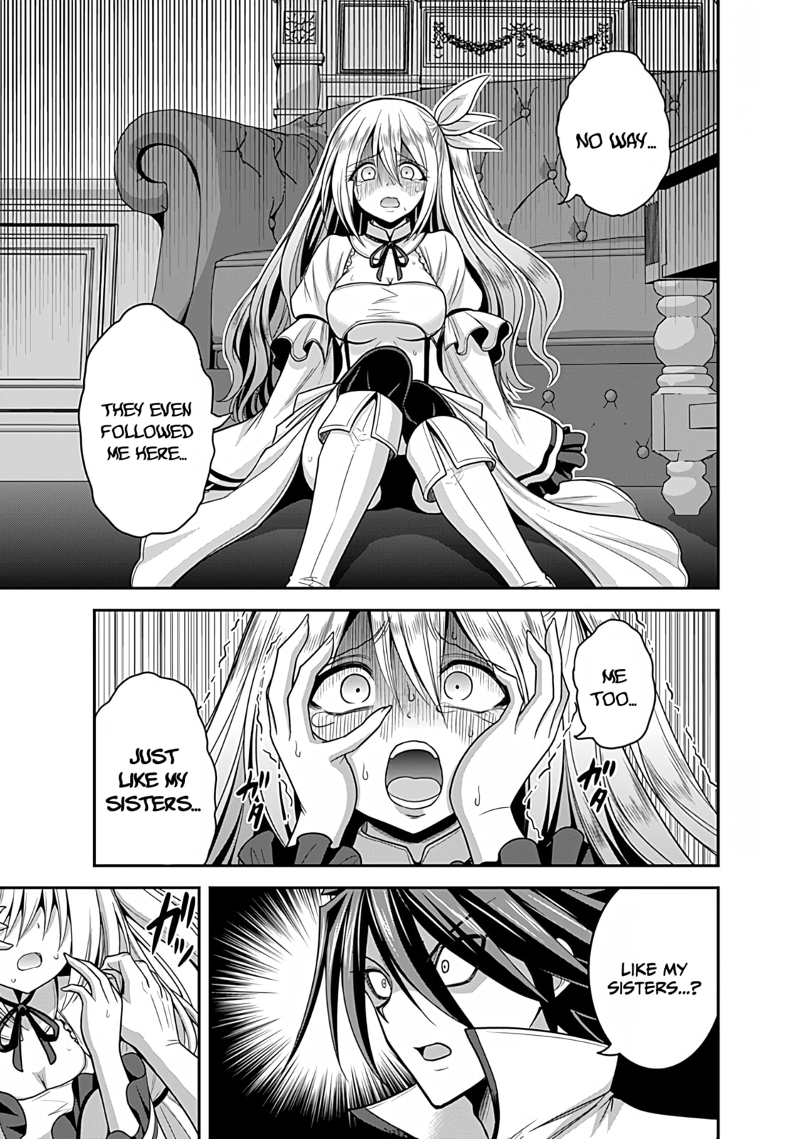Yet again! An intruder targets the queen! page 27