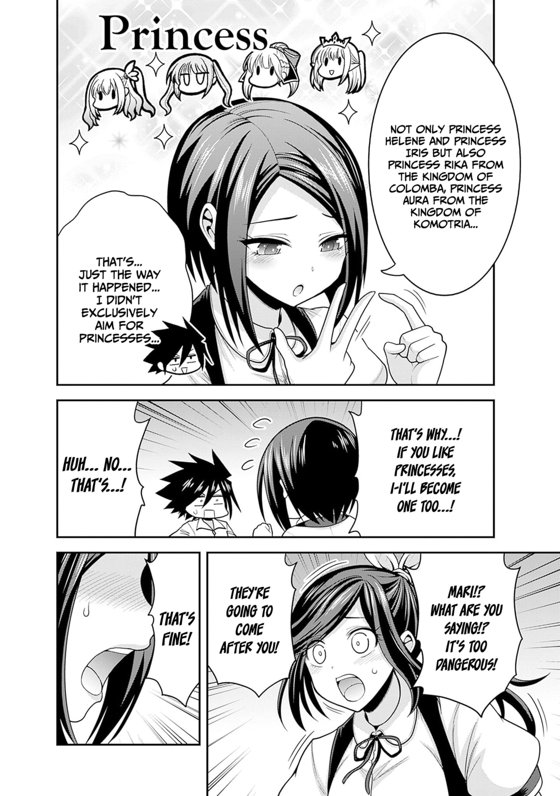 For the sake of their homeland… The determination of the princess sisters! page 12