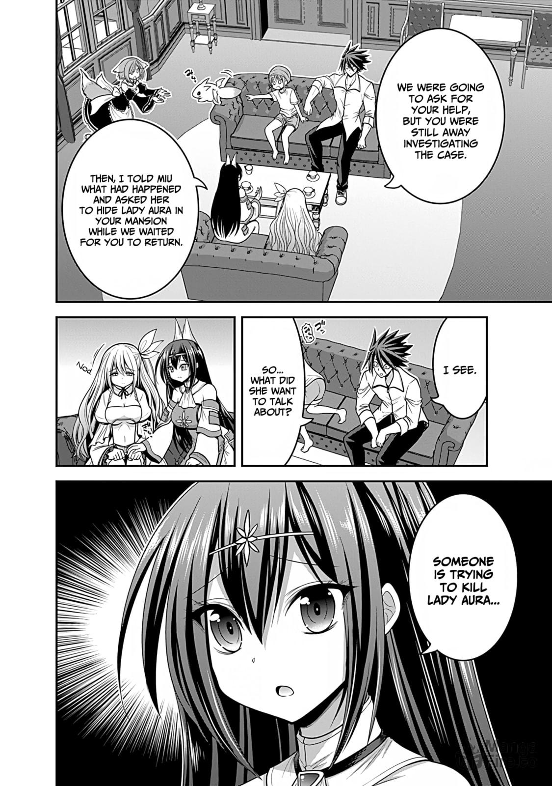 Yet again! An intruder targets the queen! page 20