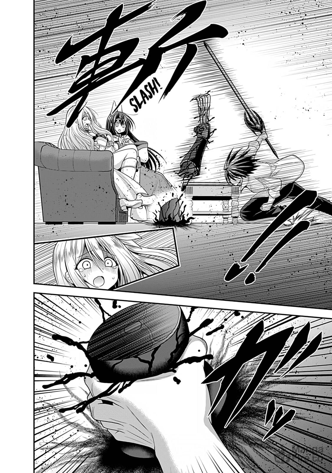 Yet again! An intruder targets the queen! page 24