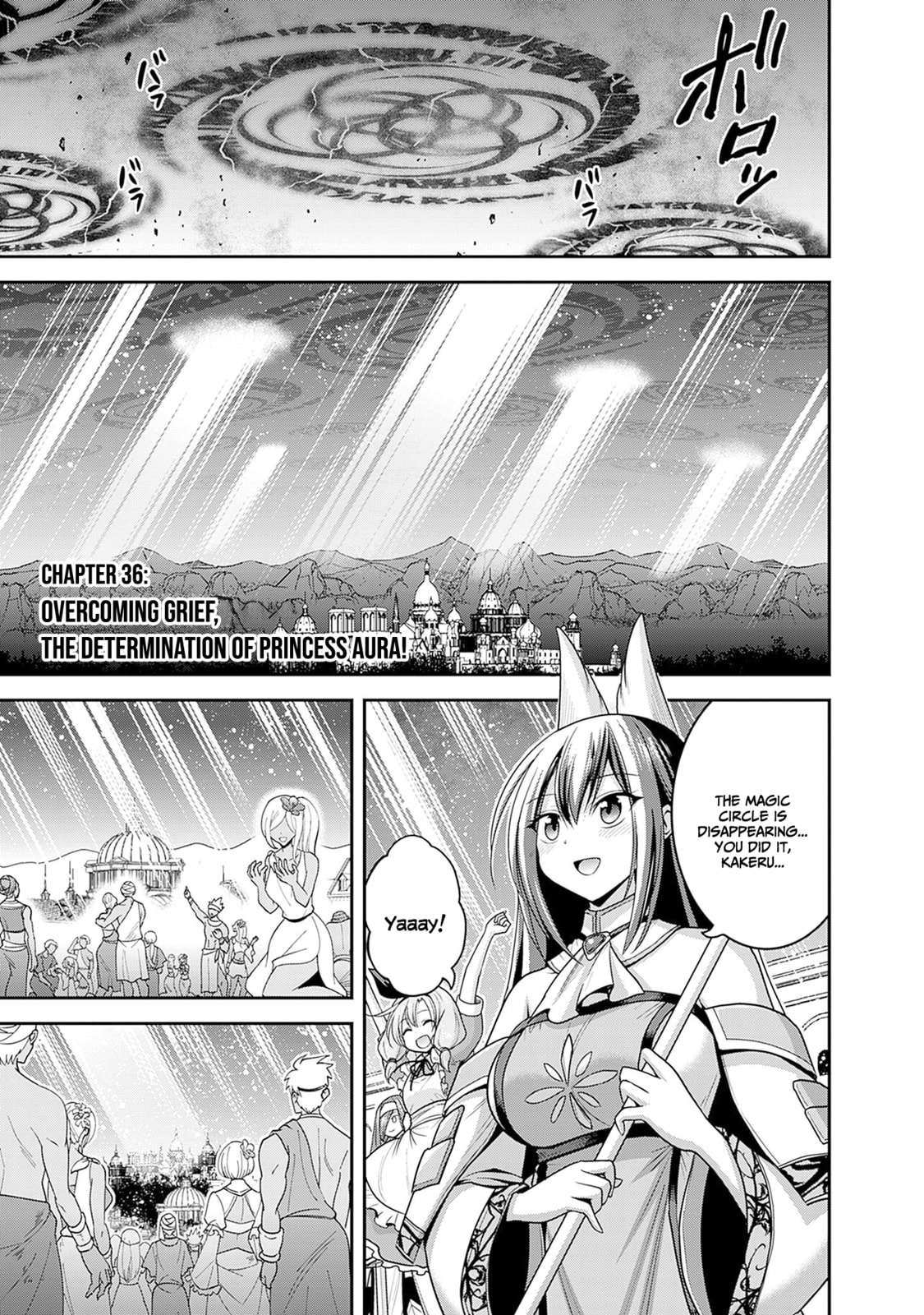 Overcoming grief, the determination of princess Aura! page 1
