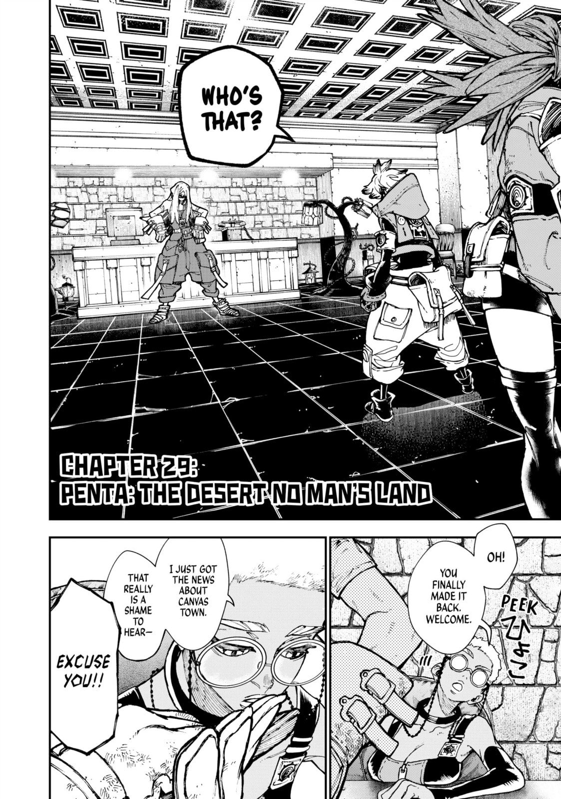 The Desert Forbidden Zone, Penta page 1