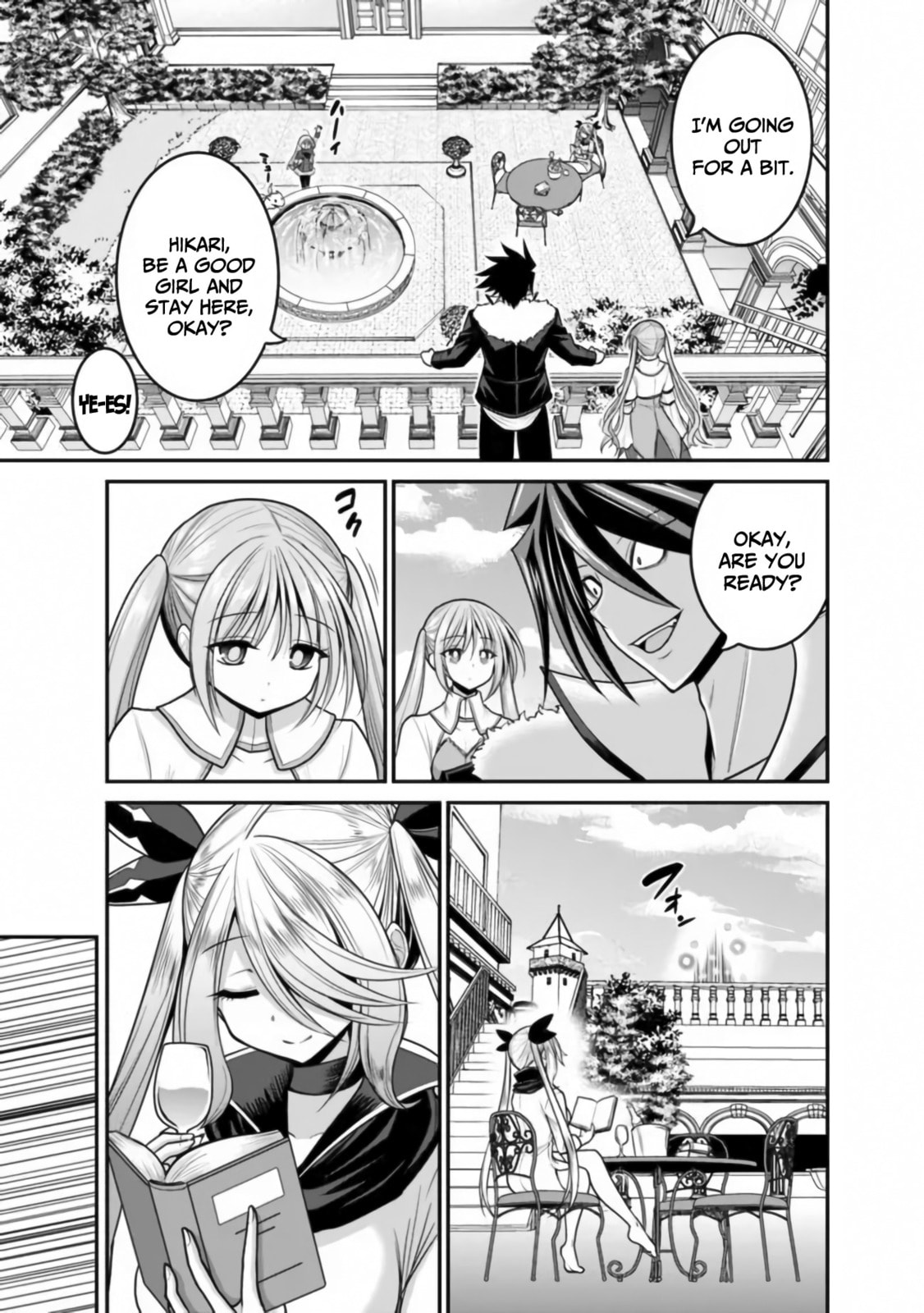 An unsmiling princess travels the world with the 5th baron! page 15