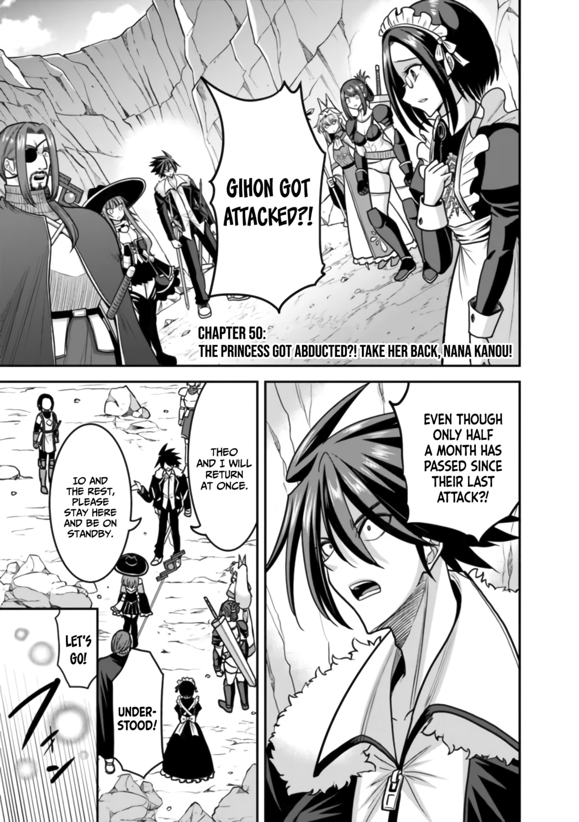 The princess got abducted?! Take her back, Nana Kanou! page 1