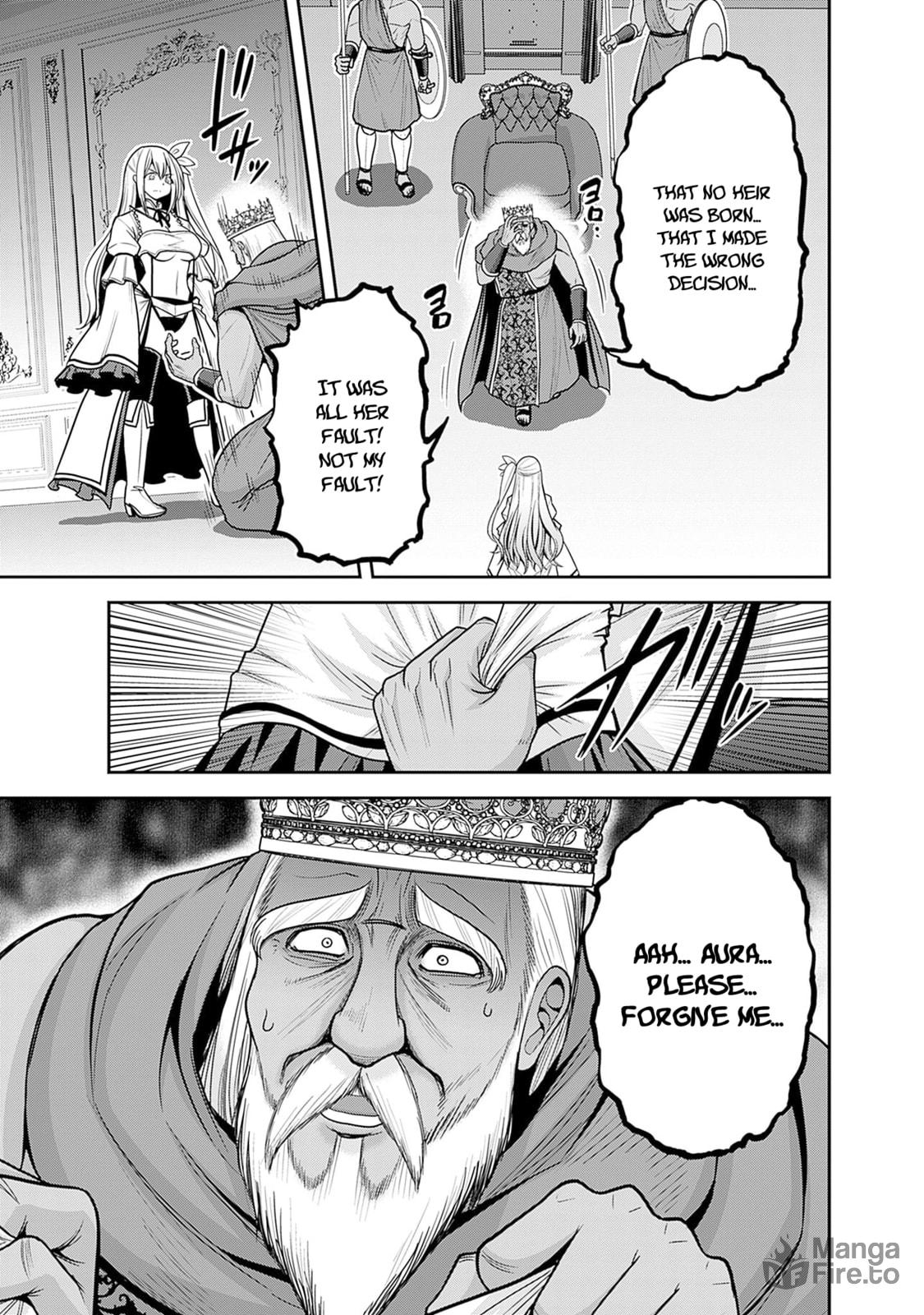 Overcoming grief, the determination of princess Aura! page 9