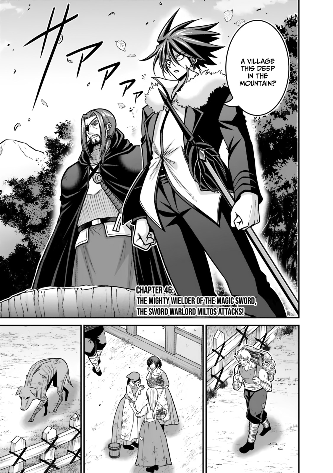 The Mighty Wielder of the Magic Sword, The Sword Warlord Miltos Attacks! page 1