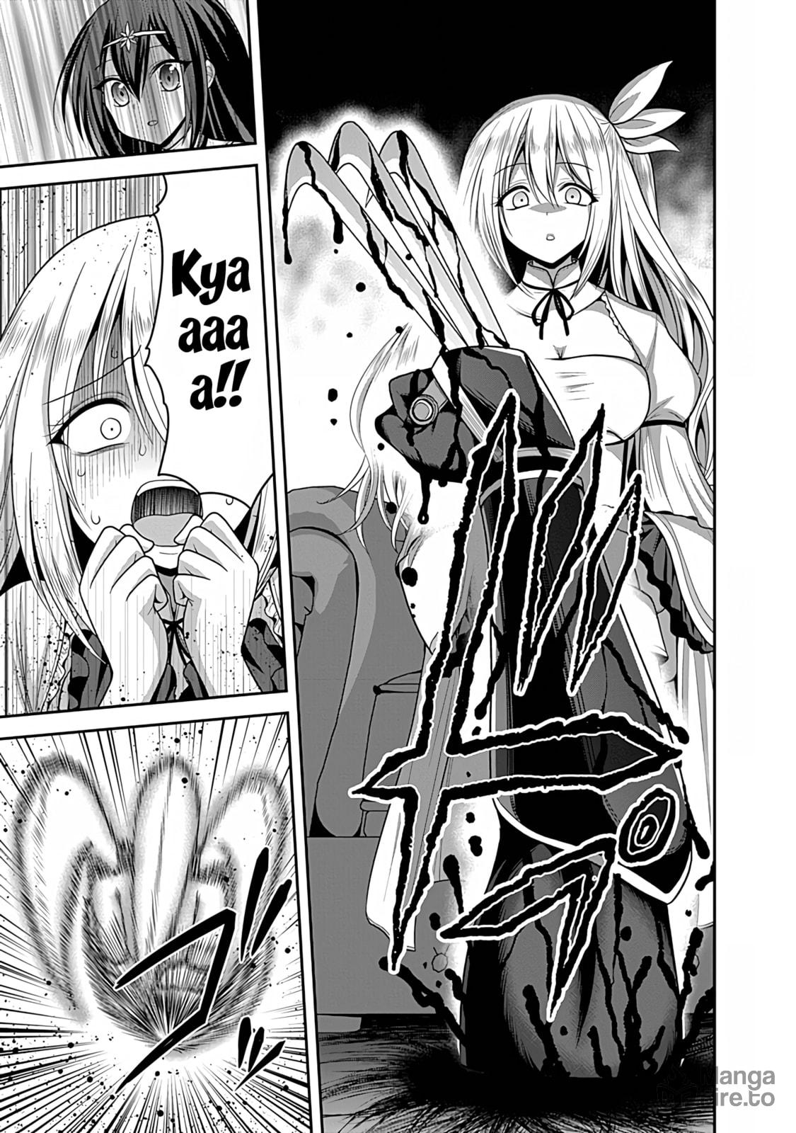 Yet again! An intruder targets the queen! page 23