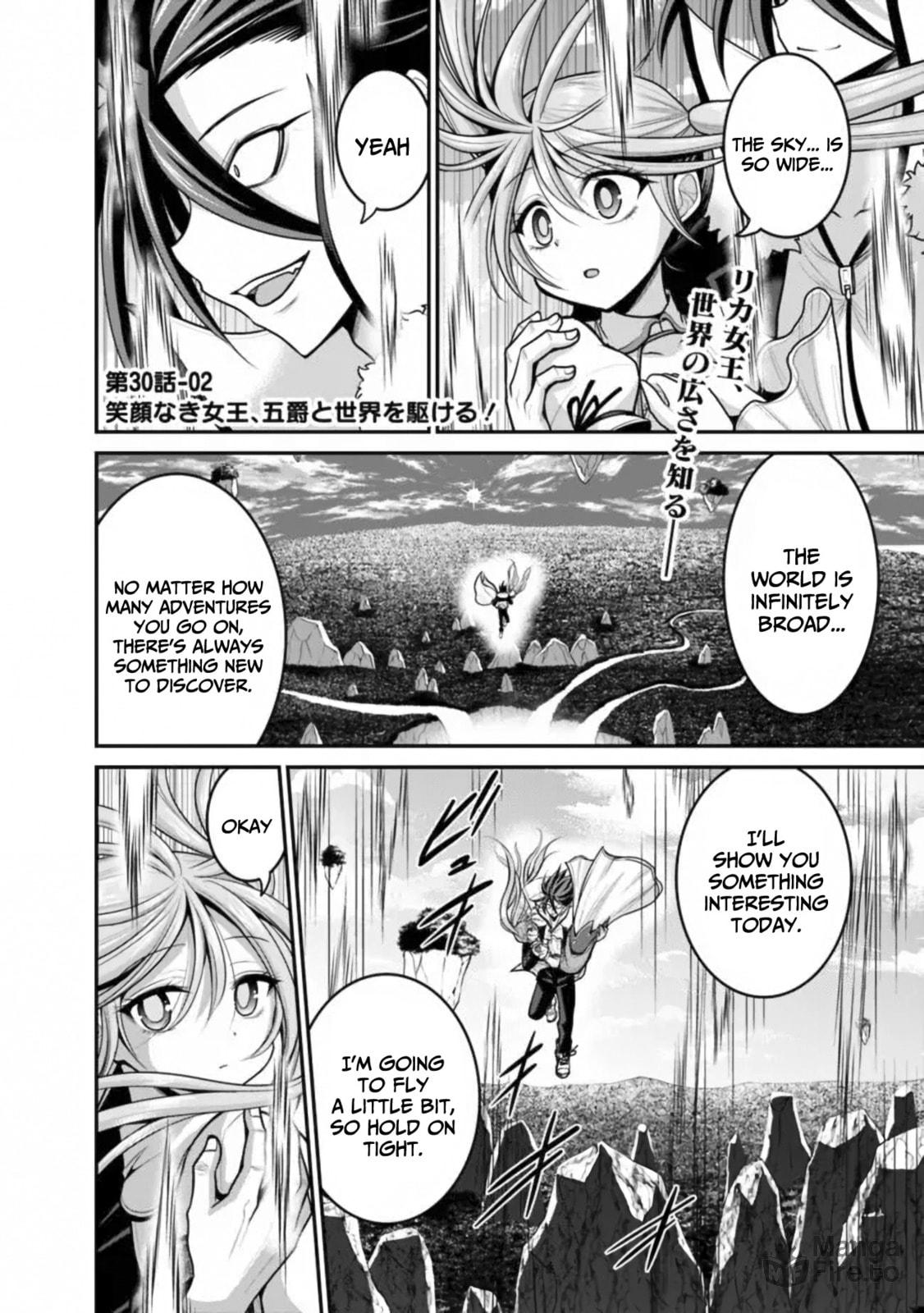 An unsmiling princess travels the world with the 5th baron! page 17