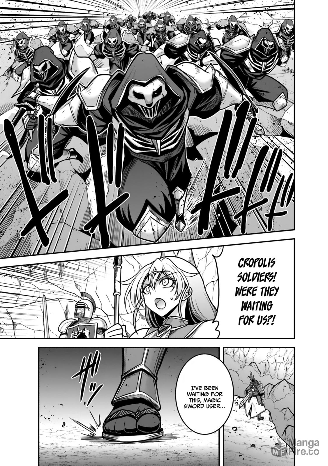 The Mighty Wielder of the Magic Sword, The Sword Warlord Miltos Attacks! page 9